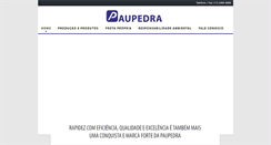 Desktop Screenshot of paupedra.com.br