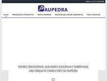 Tablet Screenshot of paupedra.com.br